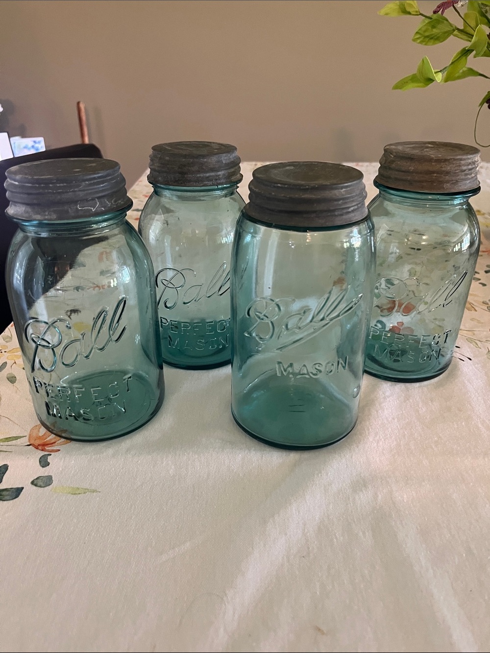 Ball Mason Jars w/Zinc Lids